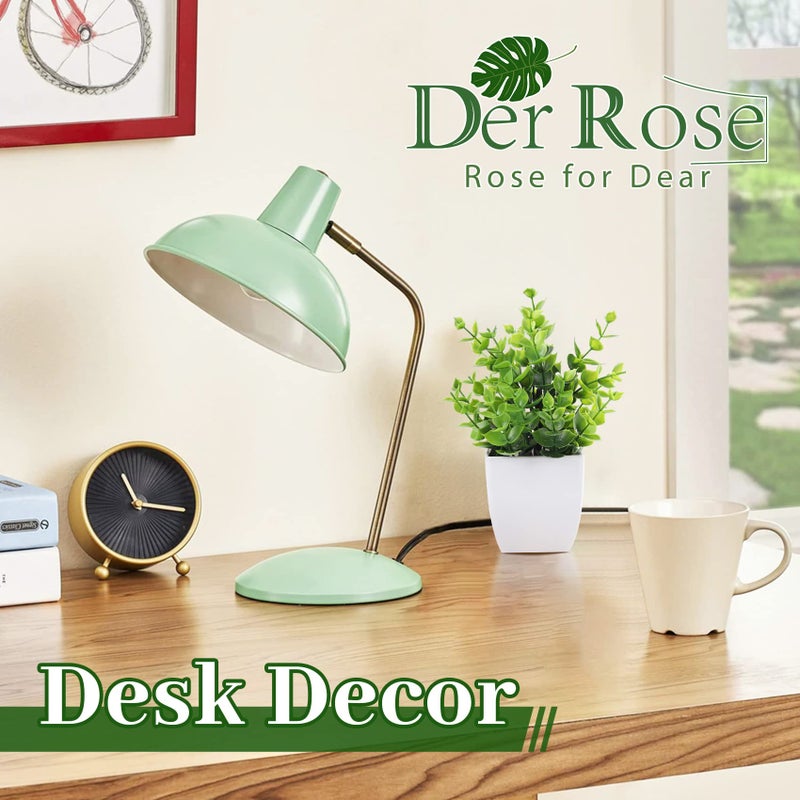 Der Rose 4 Pack Fake Plants Mini Artificial Greenery Potted Plants for Home Decor Indoor Office Table Room Farmhouse - Image 5