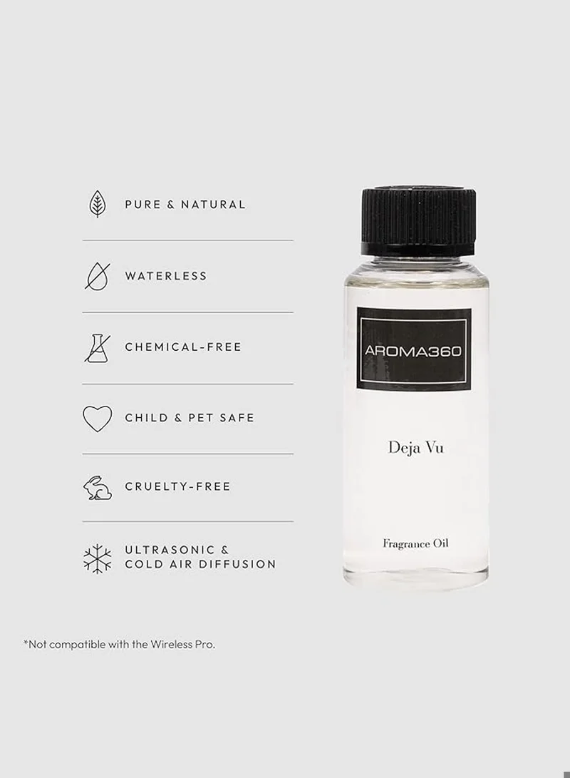 AROMA360 Déjà Vu Fragrance Oil Blend - Hotel Inspired for Luxury Essential Oil Diffusers - Aromatherapy Scent Diffuser Oil - Sandalwood, Orange Blossom, and White Mimosa