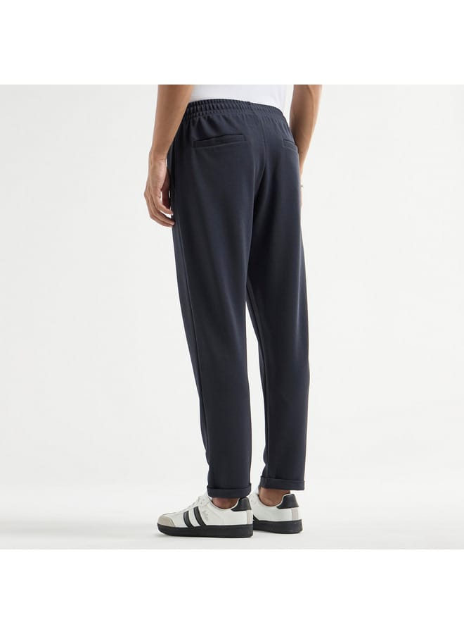 Splash FAV Textured Regular Fit Pants with Flexi Waist and Pockets  - Image 3