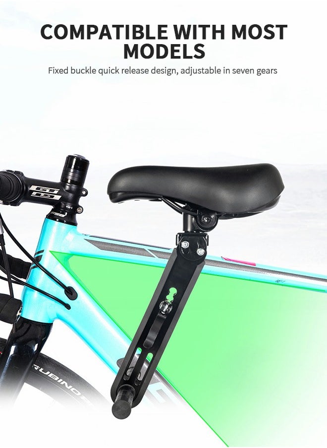 GROIC Child Bike Seat Handlebar Accessories, Front-mounted Bike Seat, Parent-child Riding Accessories, Suitable for Mountain Bikes, Road Bikes, Vintage Bikes  - Image 2