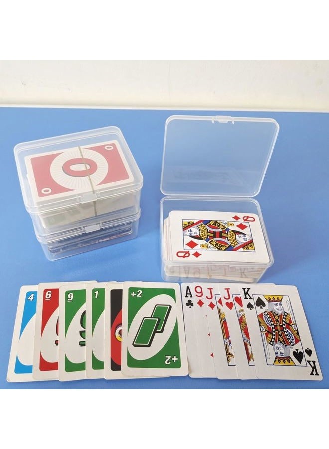 kediyoo UNO Card Case for Classic UNO Card Game, Plastic Playing Card Case, Card Holder Box, Plastic Card Storage Box(NO Cards) - Image 5