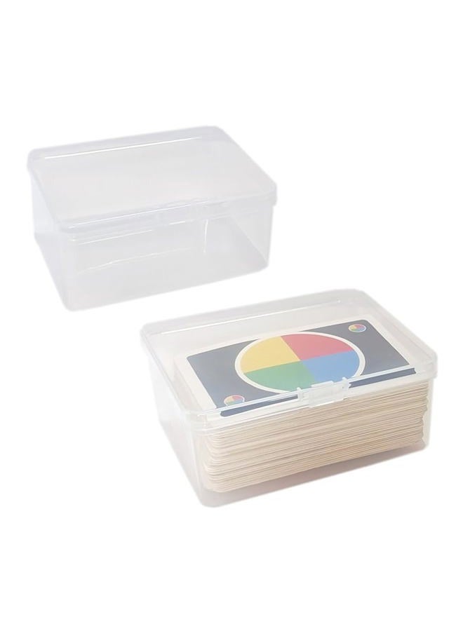 kediyoo UNO Card Case for Classic UNO Card Game, Plastic Playing Card Case, Card Holder Box, Plastic Card Storage Box(NO Cards) - Image 1