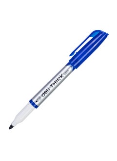 Deli 24-Piece Slim White Board Marker Round Tip Blue Ink  - Image 2