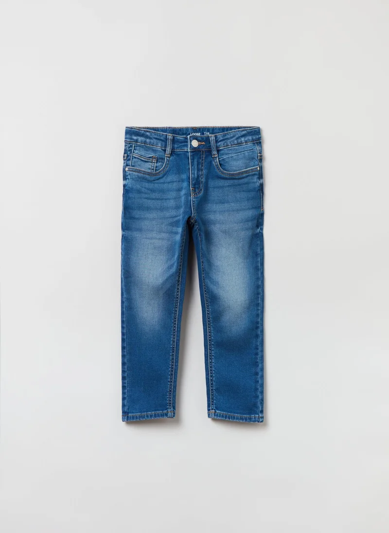 او في اس OVS Loose-Fit Jeans With Five Pockets