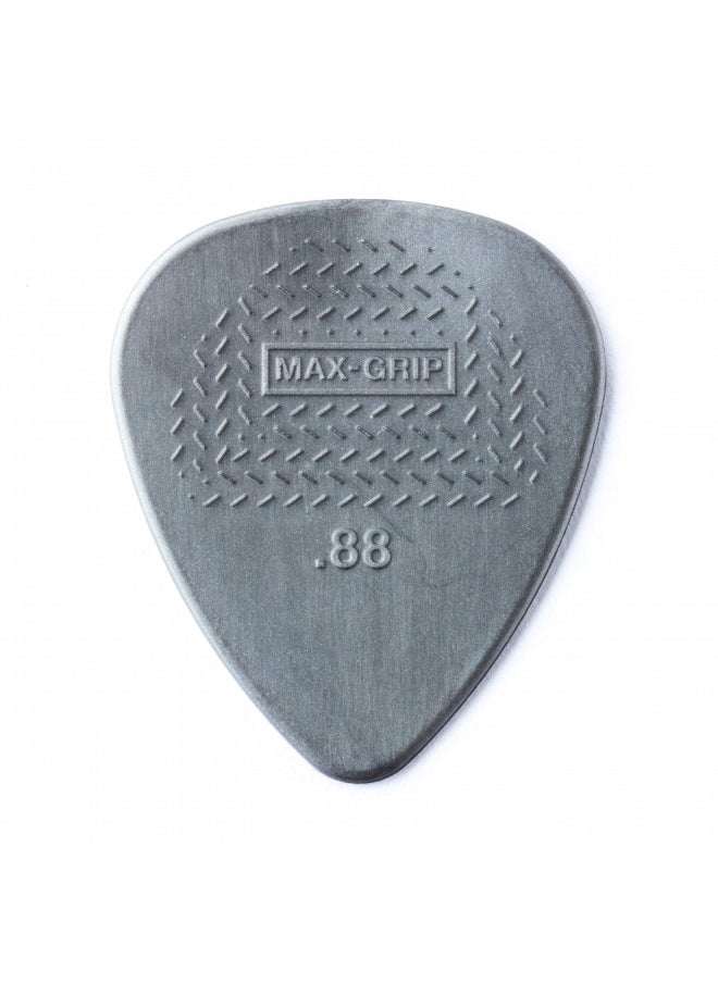 JIM DUNLOP JIM DUNLOP 449P.88 Max-Grip® Nylon Standard, Dark Gray, .88mm, 12/Player's Pack 