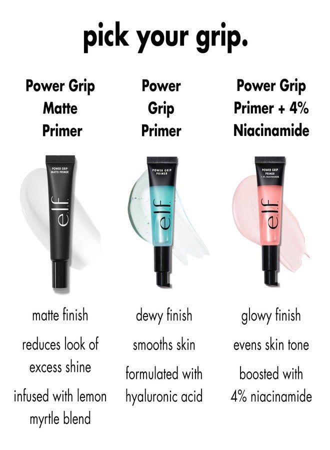 elf e.l.f. Power Grip Primer, Gel-Based & Hydrating Face Primer for Smoothing Skin & Gripping Makeup, Moisturizing & Priming, Vegan & Cruelty-Free, 0.811 Fl Oz - Image 4