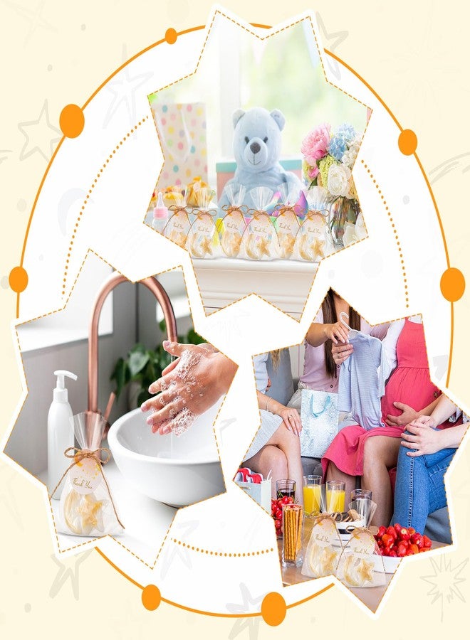 Demissle 20 Pcs Baby Shower Favors Soaps Moon and Star Shaped Bath Soaps with White Thank You Cards Showing Love Gifts for Guest Return Prizes Gender Reveal Birthday Party Decor - Image 4