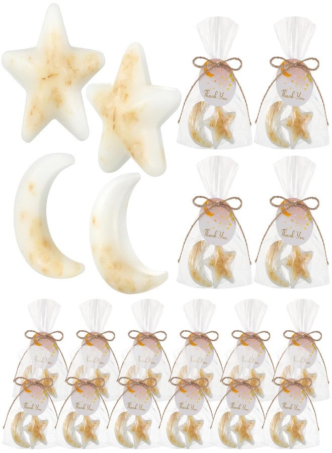Demissle 20 Pcs Baby Shower Favors Soaps Moon and Star Shaped Bath Soaps with White Thank You Cards Showing Love Gifts for Guest Return Prizes Gender Reveal Birthday Party Decor - Image 2