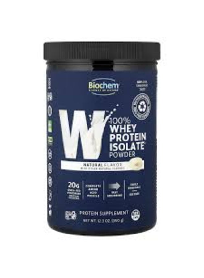Biochem, 100% Whey Protein Isolate Powder, Natural 350 g - Image 1