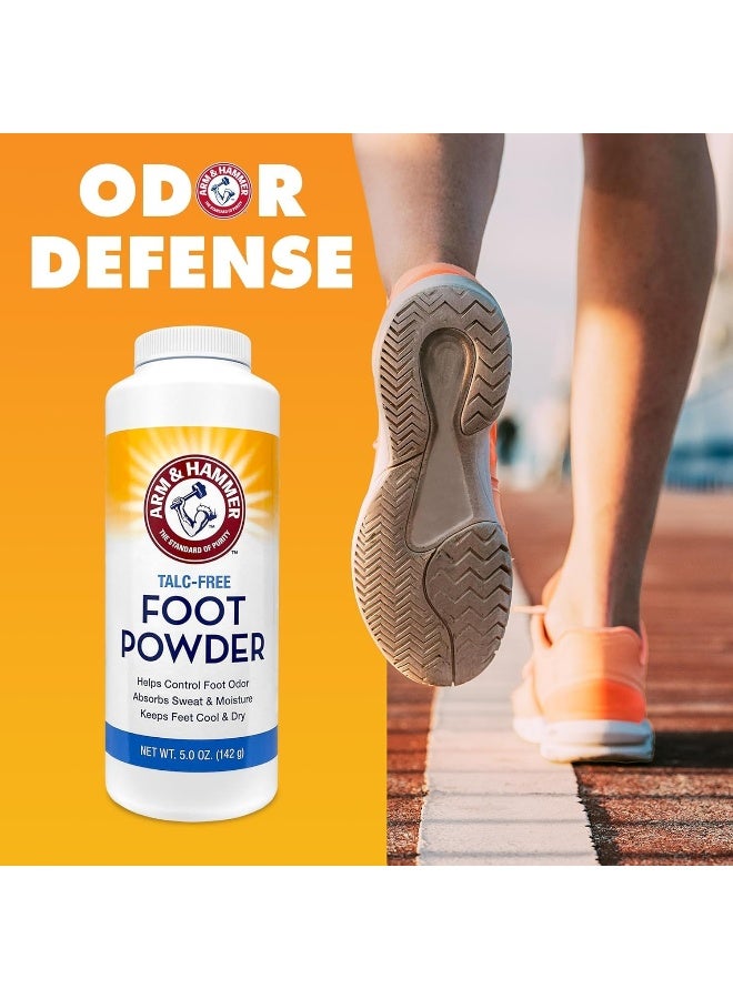 Arm & Hammer بودرة القدم خالية من التلك 5.0 أونصة (عبوة من 2) - Image 5