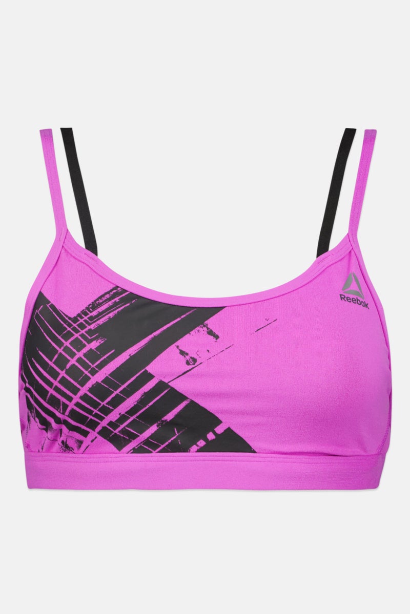 Reebok Women Non Padded Sleeveless Sports Bra, Multicolor - Image 2