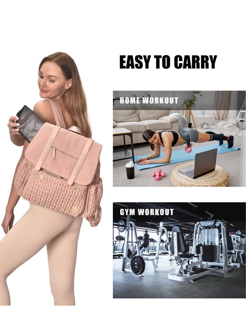 Captaintech Hip Thrust Belt, Hip Belt Pads for Glute Workout,  Dumbbell Gravity Workout, with Dumbbells Kettlebells for Lunges Reverse Squat（Black） - Image 4