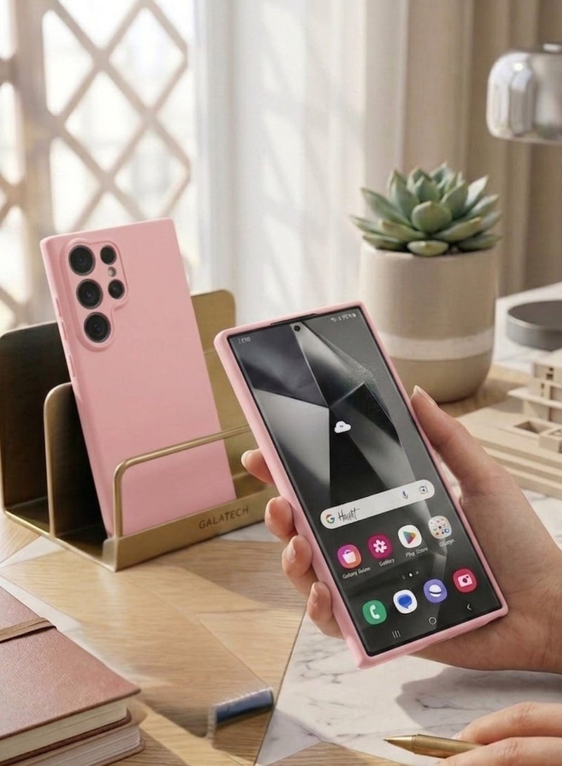 ELTRAZONE Galaxy S26 Ultra Case Pink Color 6.9 Inch Shockproof Protective Cover with Advanced Camera Lens Protection Raised Bezels Air Cushion Technology Slim Matte Back Case - Image 4
