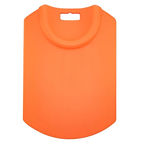 LINE2design CPR Rescue Lifesaver Board - EMS Medical First Aid Supplies Cardiac Board - Home Pool CPR Easy Patient Lifting Portable Lightweight Recessed Handle Lifesaver CPR Board - Orange - Image 3