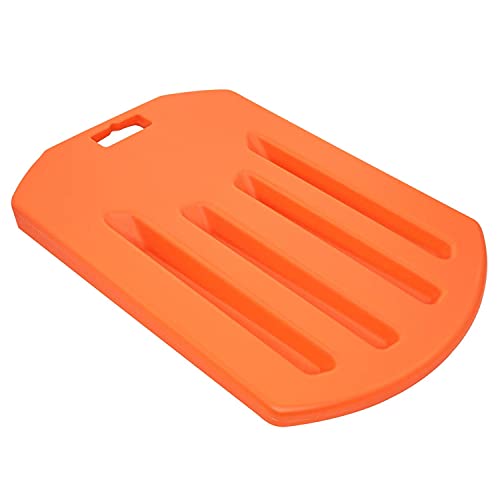 LINE2design CPR Rescue Lifesaver Board - EMS Medical First Aid Supplies Cardiac Board - Home Pool CPR Easy Patient Lifting Portable Lightweight Recessed Handle Lifesaver CPR Board - Orange - Image 2