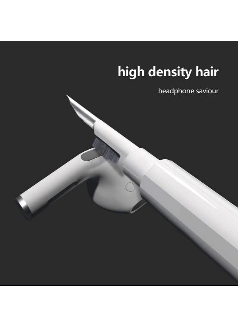 ELTRAZONE - Cleaner Kit for Airpods Pro 1 2 Multi-Function Cleaning Pen Soft Brush for Bluetooth Earphones Case, Wireless Earphones, Wireless Earbuds Cleaning Tools for Huawei Samsung MI Earbuds-White - Image 1
