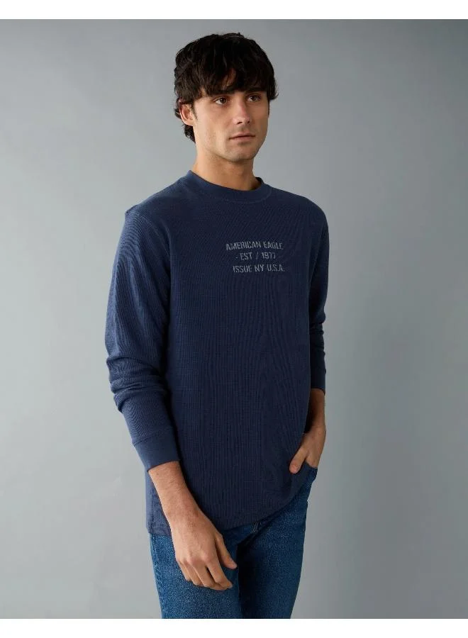American Eagle AE Long Sleeve Thermal T-Shirt