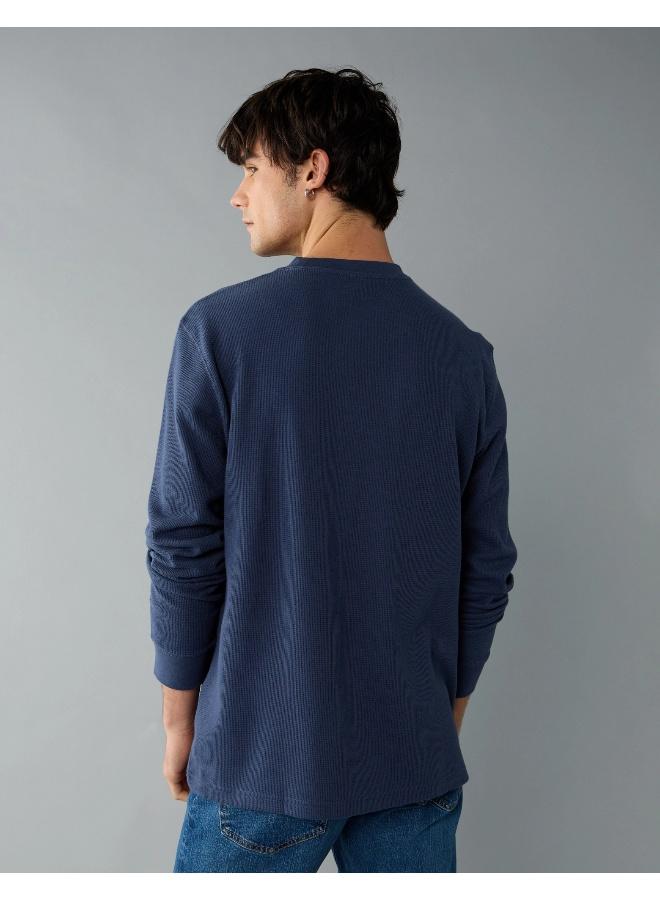 American Eagle AE Long Sleeve Thermal T-Shirt - Image 4