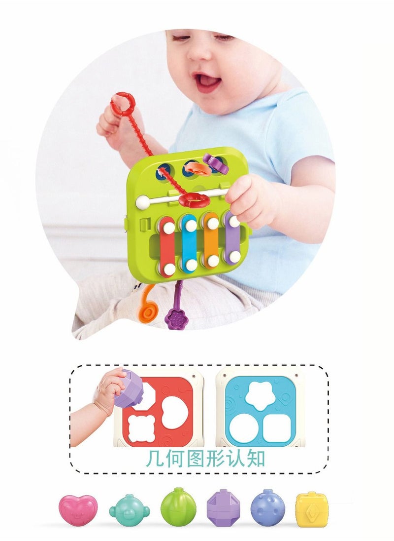 HIPOP Baby Toy Activity Cube,Detachable Panel,Early Education Cognitive Grasping Sorter,Baby Educational Toys  - Image 5