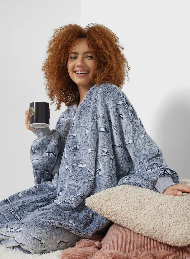 Kanguru Kanguru - Hoodie Wearable Blanket - Constellations