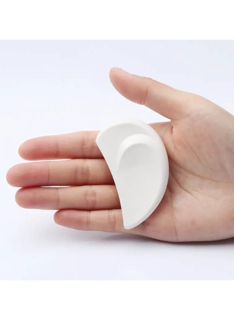 Goolsky مبرد أظافر احترافي نصف قمر منحني أدوات فن الأظافر مبرد أظافر مانكير باديكير أدوات صنفرة الأظافر، مبرد من الفولاذ المقاوم للصدأ - Image 3