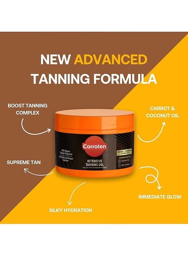 Carroten Intensive Tanning Gel SPF0, Browning Tan Accelerator, Non-Greasy, Water-Resistant With Carrot And Coconut Oil, Vitamin A & E For Moisture & Hydration, 150 ml / 5 oz - Image 5