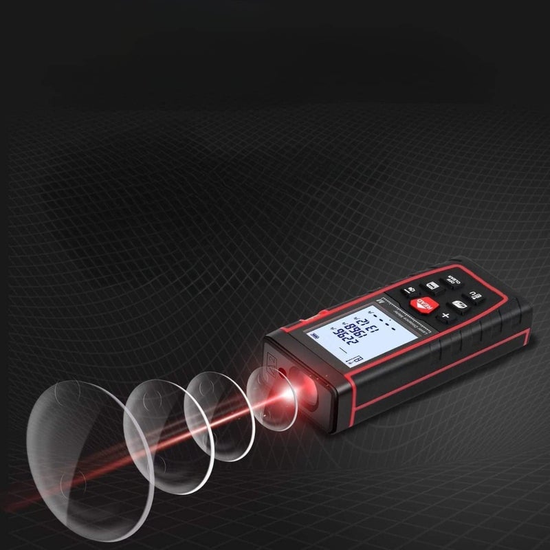 Generic Laser Range FinderDistance Measuring Meter Tape Black 164 Feet40 m - Image 3