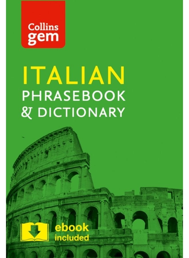 Collins Italian Phrasebook and Dictionary Gem Edition Essential Phrases and Words in a Mini Travel Sized Format - Paperback