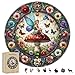 Yezavesu 200 Pieces Fairy Wooden Puzzles for Adults Mushroom Unique Shaped Wooden Jigsaw Puzzles for Adults Flowers Irregular Adult Wood Puzzle Creative Gift with Exquisite Wooden Box - Image 2