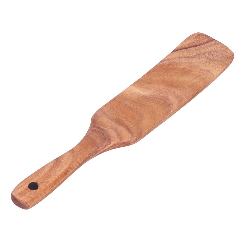 Teak Spatula Wooden Steak Pizza Cooking Salad Frying Spatula for Business Gifts Home KitchenLarge Shovel 13.8x2.4inch - Image 4