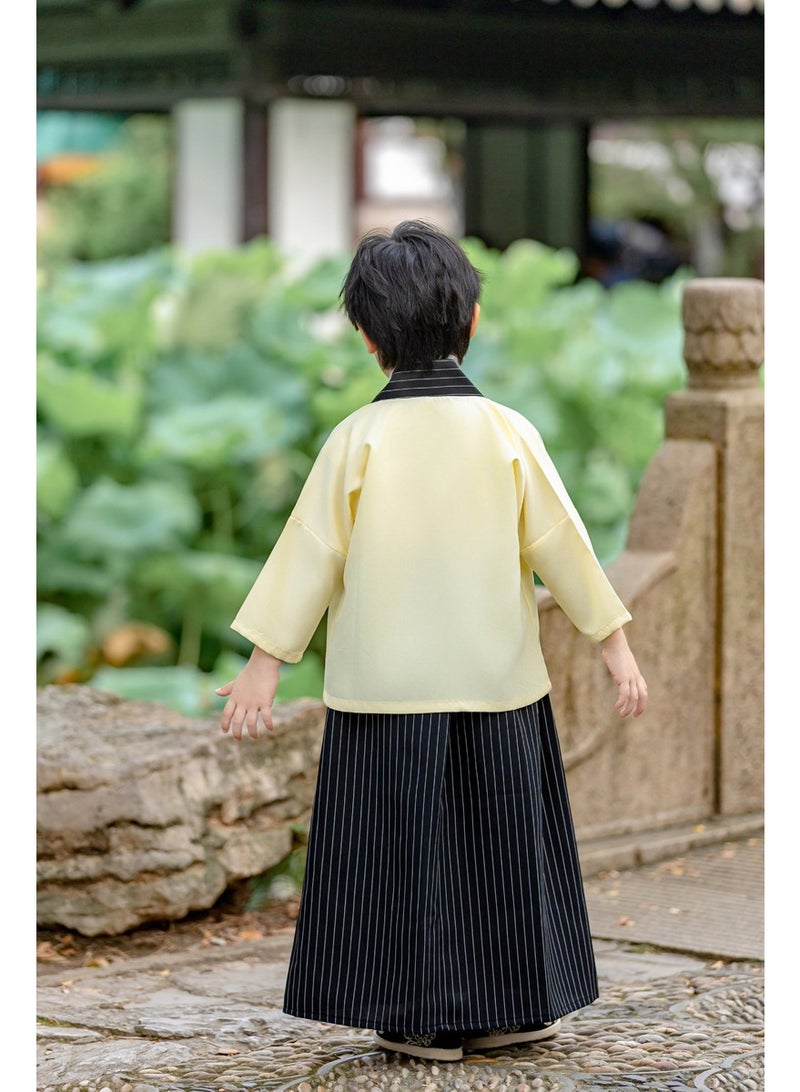 general kids Japanese Samurai Hakama Uniform Cosplay Costumes Robe Boys - Image 2