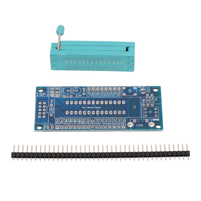 لوحة تطوير ATMEGA8 كيت 23 وحدة إدخال/إخراج واجهة ISP قياسية - لوحة FR-4 بدرجة عسكرية مزود طاقة USB لتصحيح أخطاء البرامج - Image 3