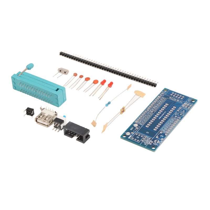 لوحة تطوير ATMEGA8 كيت 23 وحدة إدخال/إخراج واجهة ISP قياسية - لوحة FR-4 بدرجة عسكرية مزود طاقة USB لتصحيح أخطاء البرامج - Image 4