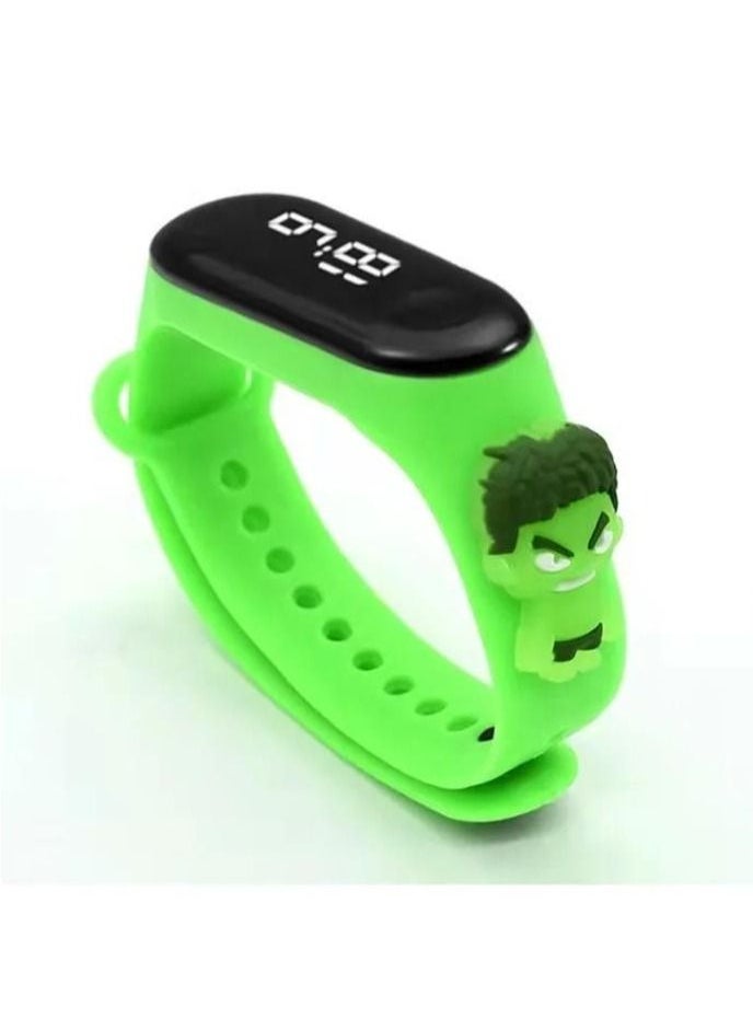 Generic - Spiderman Kids LED Digital Watch 6 pcs - Image 1