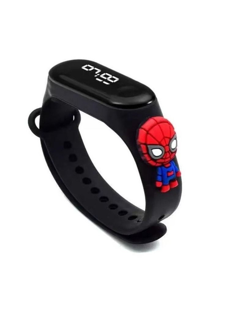 Generic - Spiderman Kids LED Digital Watch 6 pcs - Image 1