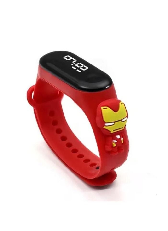 Generic - Spiderman Kids LED Digital Watch 6 pcs - Image 1