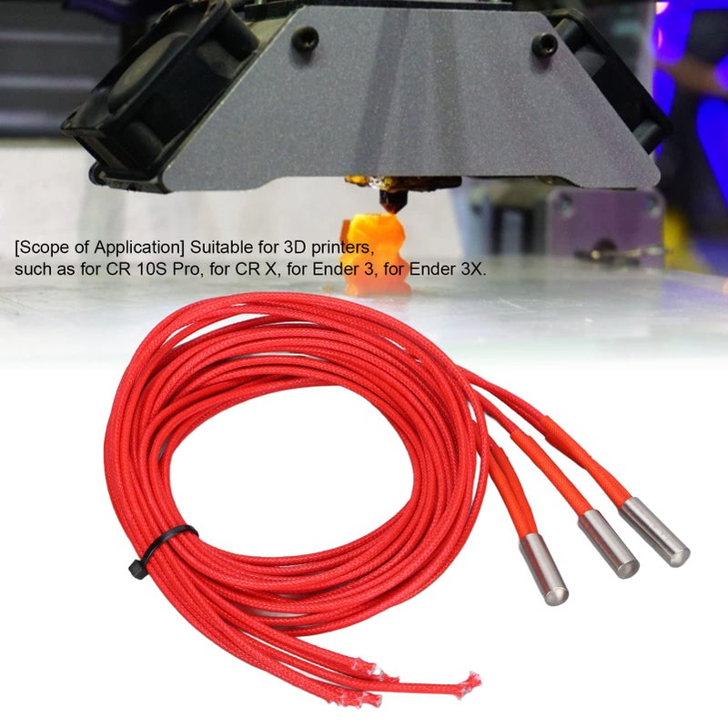 6x20mm 24V 40W قضبان تسخين خرطوشية 3 قطع لإكسسوارات هوت إند طابعة ثلاثية الأبعاد - Image 4
