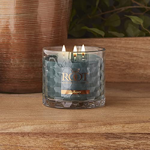 Root Candles Holiday Scented Candles Honeycomb Glass Premium 3-Wick Handcrafted Beeswax Blend Candle, 12-Ounce, Bayberry - Image 4