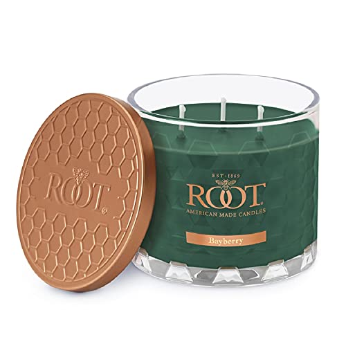 Root Candles Holiday Scented Candles Honeycomb Glass Premium 3-Wick Handcrafted Beeswax Blend Candle, 12-Ounce, Bayberry - Image 1