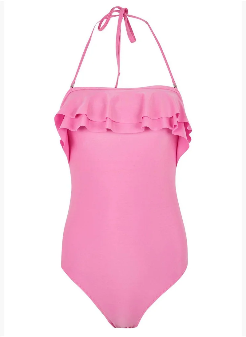 ديفاكتو Ruffled One Piece Swimsuit