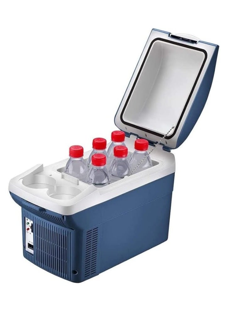 Generic Small Car Refrigerator 8L Cool Box - Low Noise Compact Mini Fridge,Portable Cooler for Car, Travel, Camping, and Road Trips  - Image 1