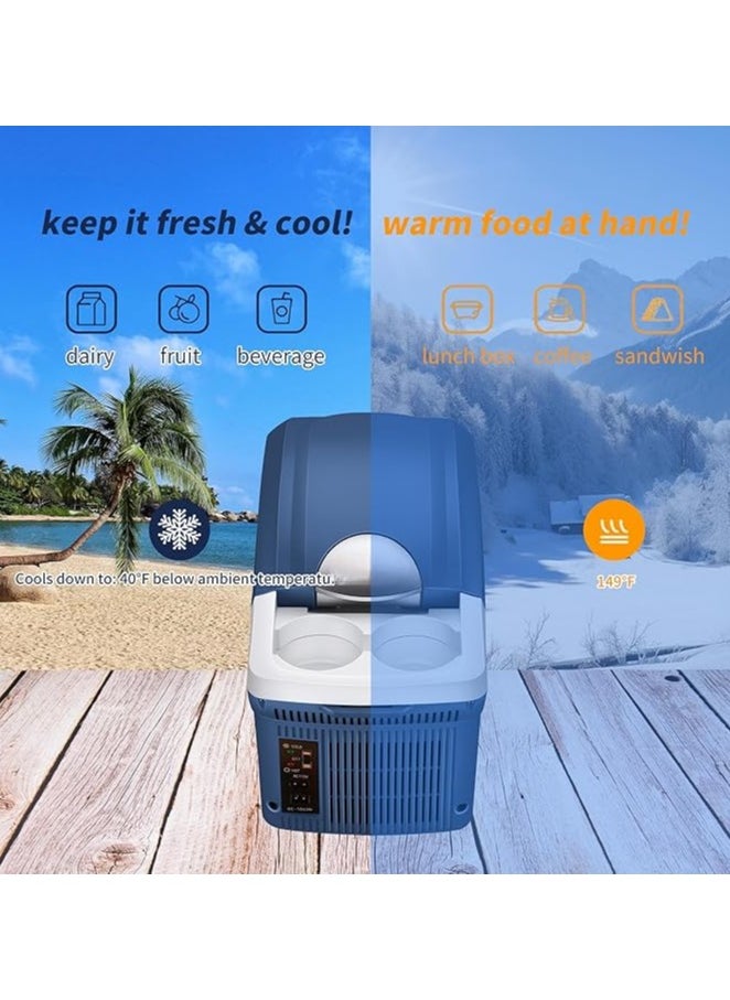 Generic Small Car Refrigerator 8L Cool Box - Low Noise Compact Mini Fridge,Portable Cooler for Car, Travel, Camping, and Road Trips  - Image 4