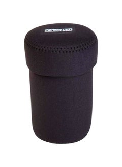 OP/TECH USA 7801072 Fold-Over Neoprene Lens Pouch – Durable Camera Lens Case with No-Lose Lid – 356 (Black)  - Image 1