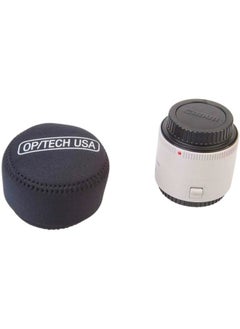 OP/TECH USA 7801072 Fold-Over Neoprene Lens Pouch – Durable Camera Lens Case with No-Lose Lid – 356 (Black)  - Image 3