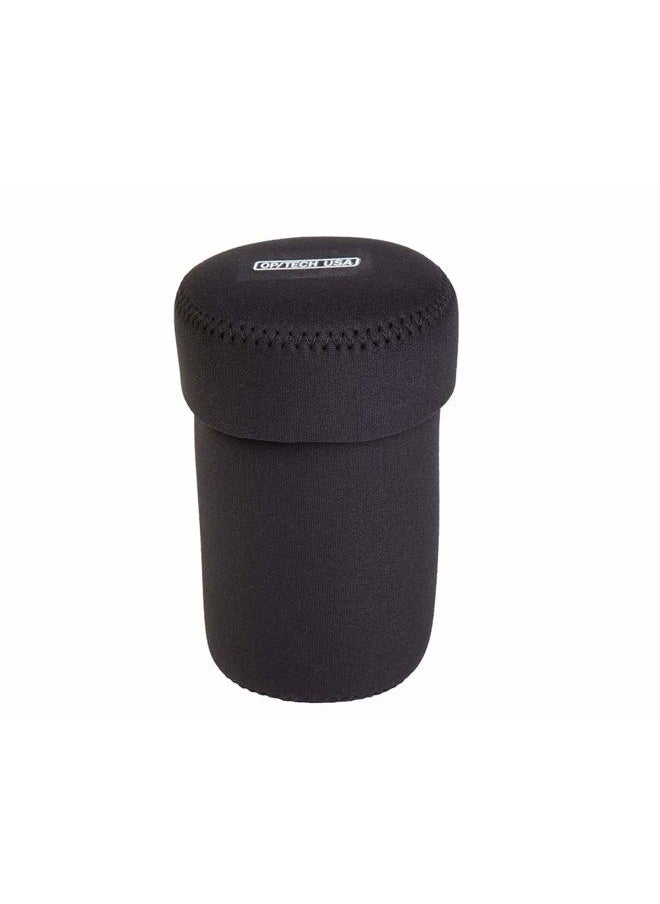 OP/TECH USA - 7801072 Fold-Over Neoprene Lens Pouch – Durable Camera Lens Case with No-Lose Lid – 356 (Black) - Image 1