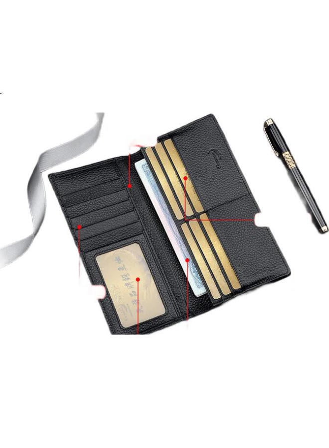 Crocodile T-Shirt, Qixi Gift, Top-Grain Leather Wallet, Men'S Long-Style Billfold, Card Holder, Birthday Gift For Men, T1687 - Image 2