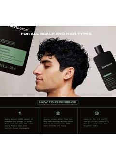 Hawthorne Men'S Everyday Shampoo And Conditioner Set. For Stronger Healthier Hair With Pure Avocado Oil And Coconut Oil. Mint And Eucalyptus Scent. Sulfate Free Paraben Free. 8 Fl. Oz Each.  - Image 3