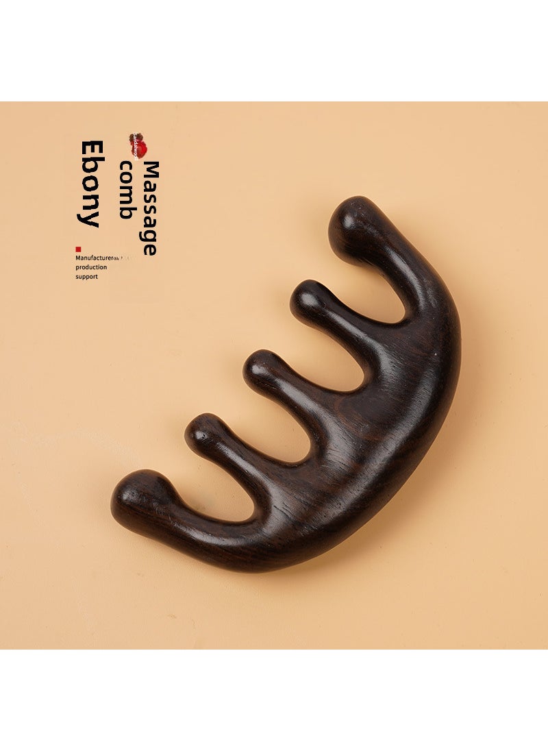 Generic Green Sandalwood Anti-Static Massage Comb Ebony-Five Fingering Ball 