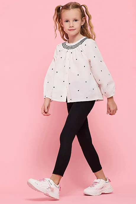 R&B Solid Knit Pants with Elastic Waist