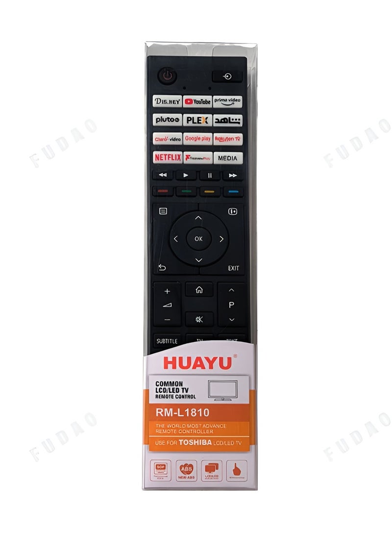 Huayu Remote Control for Toshiba Smart TV LCD LED Compatible Models CT-90325 CT-90326 CT-90327 CT-90329 CT-90336 CT-90404 CT-90405 CT-8068 CT-95051 - Image 4
